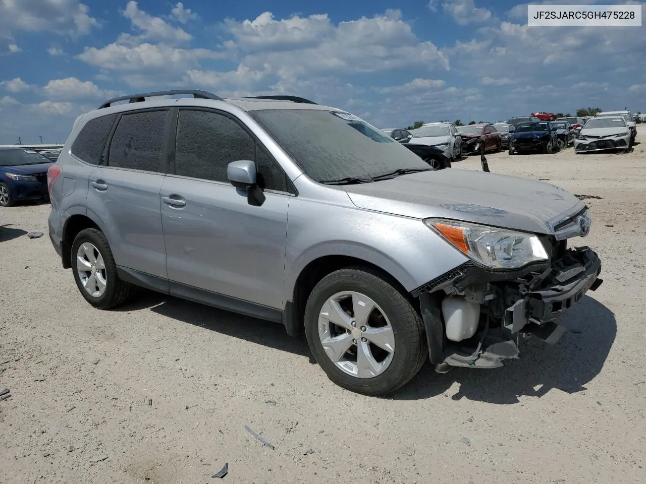 2016 Subaru Forester 2.5I Limited VIN: JF2SJARC5GH475228 Lot: 74152384