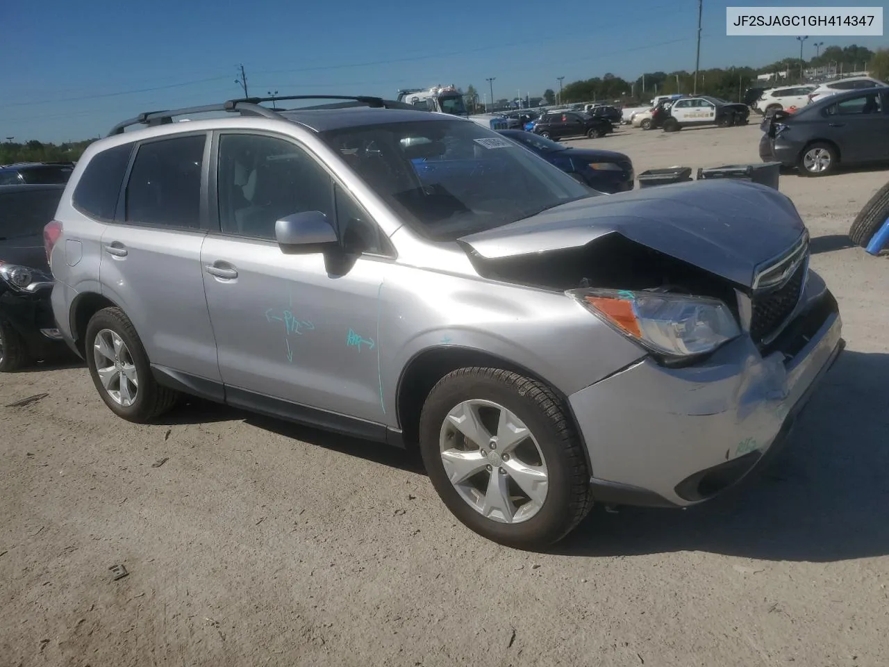 2016 Subaru Forester 2.5I Premium VIN: JF2SJAGC1GH414347 Lot: 74186454