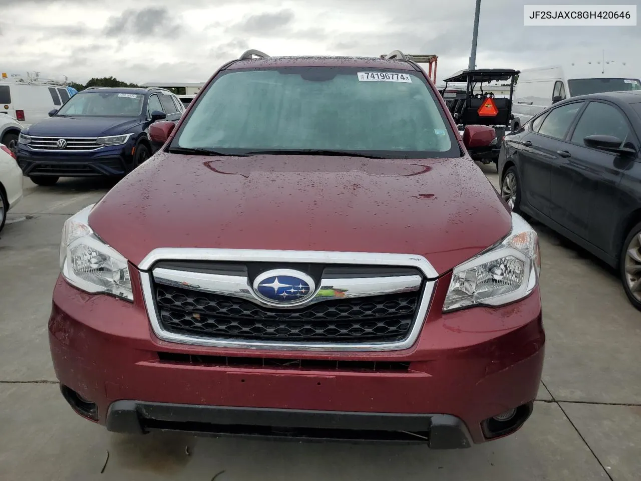 2016 Subaru Forester 2.5I Touring VIN: JF2SJAXC8GH420646 Lot: 74196774