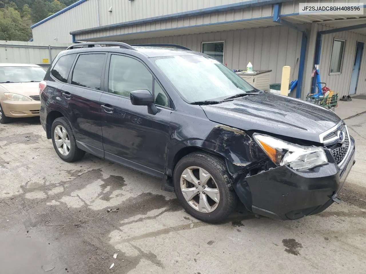 JF2SJADC8GH408596 2016 Subaru Forester 2.5I Premium