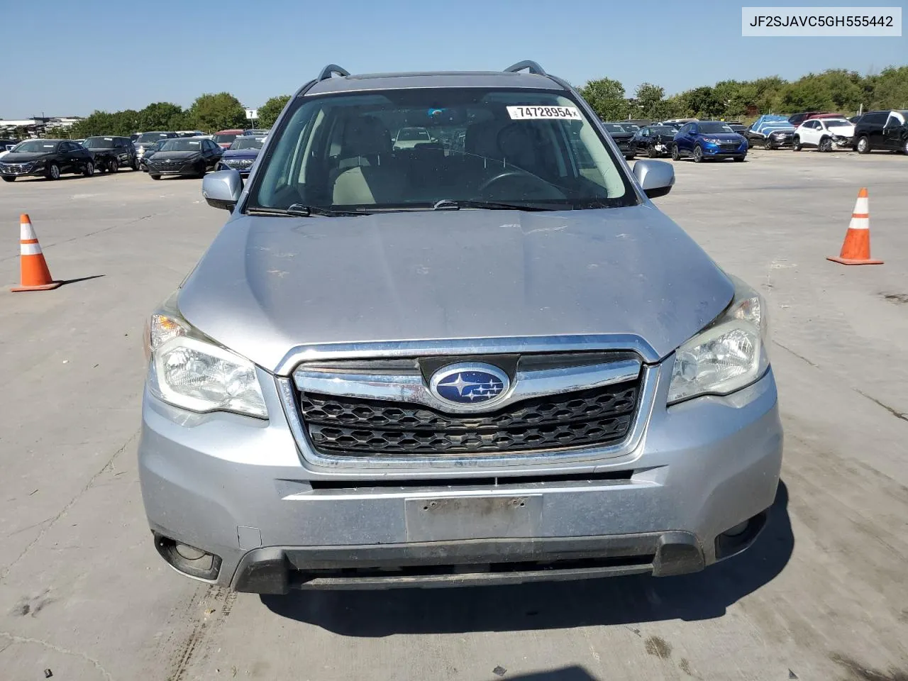 2016 Subaru Forester 2.5I Touring VIN: JF2SJAVC5GH555442 Lot: 74728954