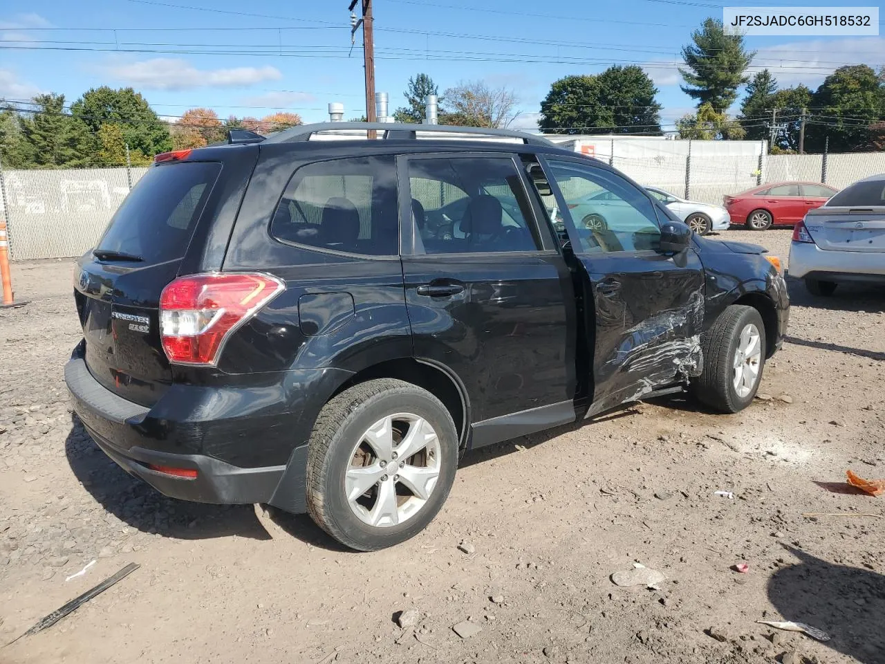 2016 Subaru Forester 2.5I Premium VIN: JF2SJADC6GH518532 Lot: 74919914