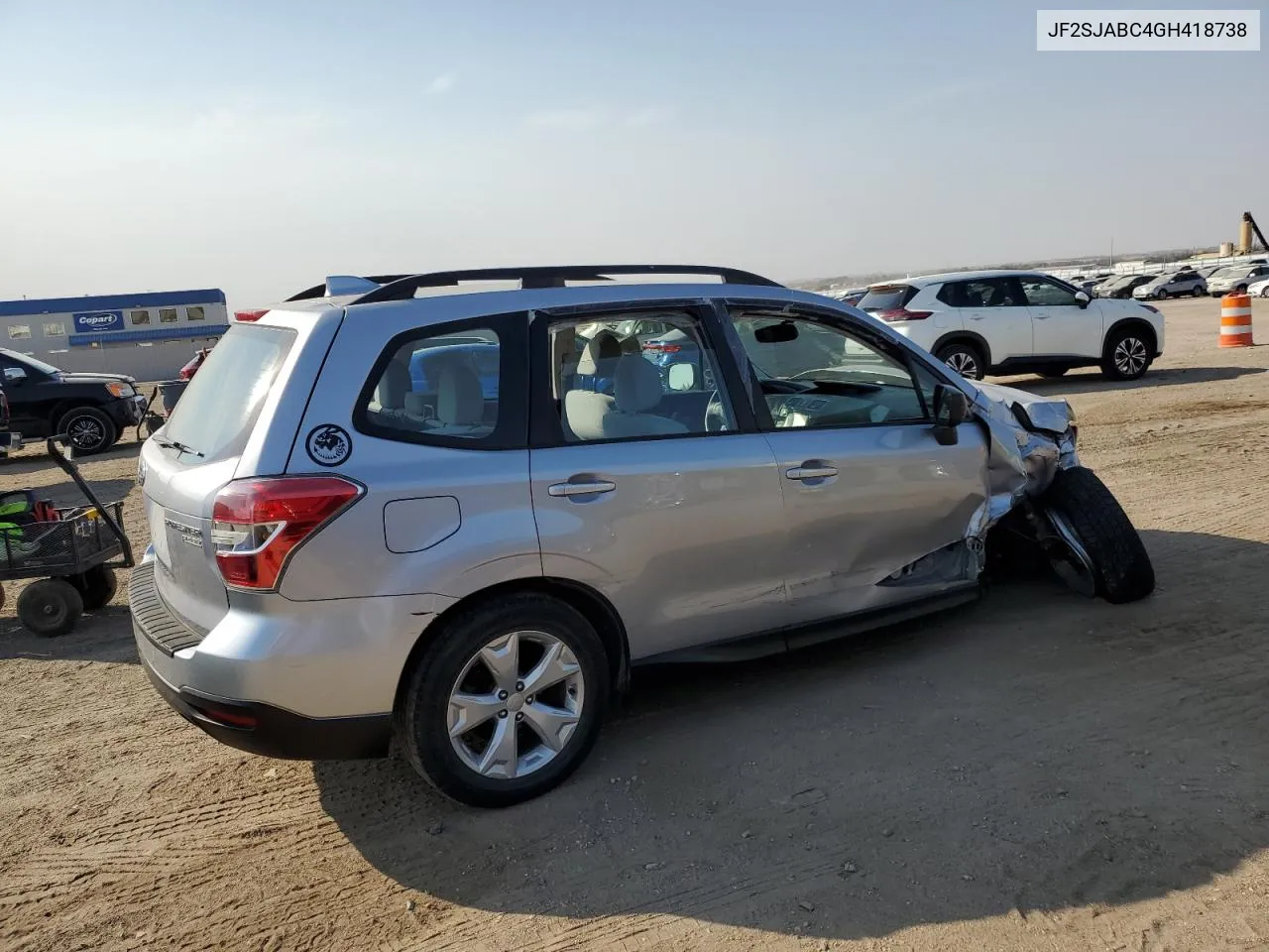 2016 Subaru Forester 2.5I VIN: JF2SJABC4GH418738 Lot: 75241894