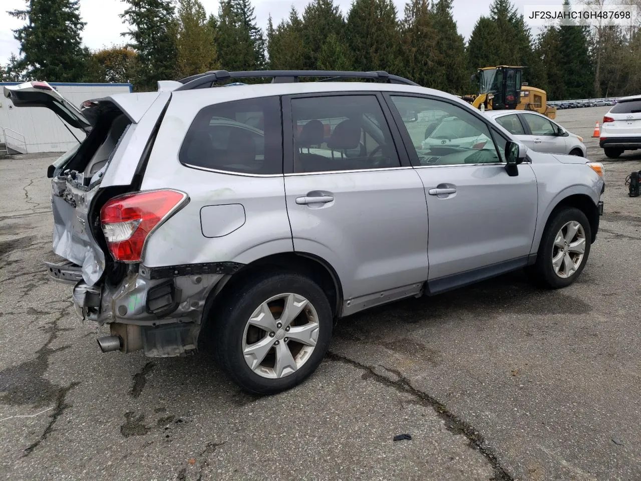 2016 Subaru Forester 2.5I Limited VIN: JF2SJAHC1GH487698 Lot: 75344114