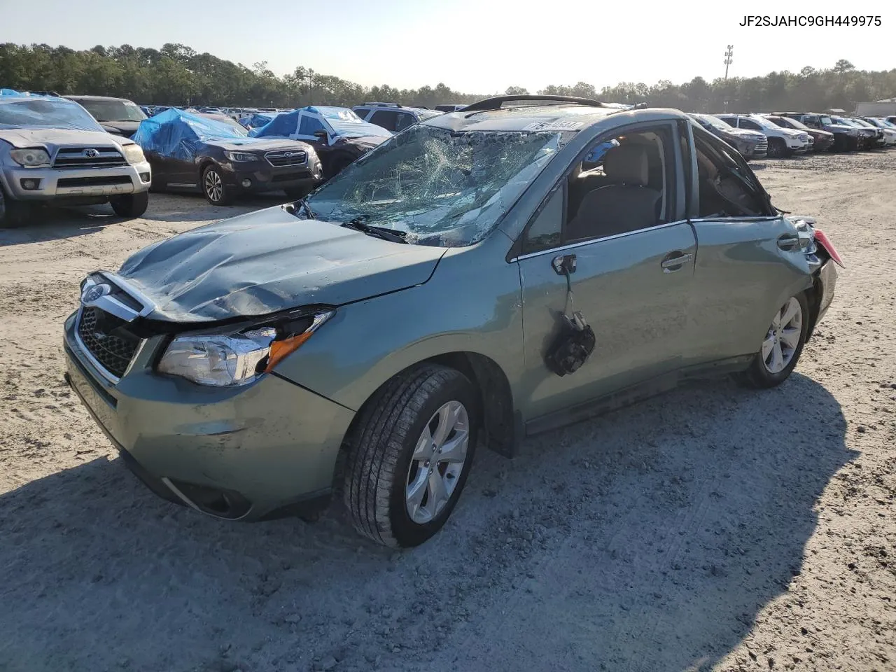 2016 Subaru Forester 2.5I Limited VIN: JF2SJAHC9GH449975 Lot: 75344544