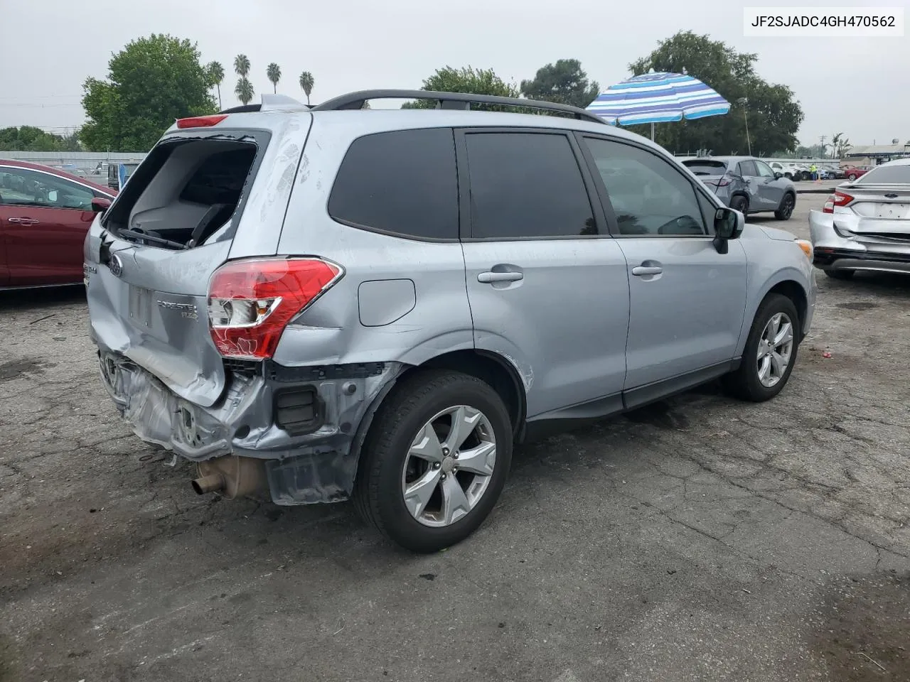 2016 Subaru Forester 2.5I Premium VIN: JF2SJADC4GH470562 Lot: 75746594