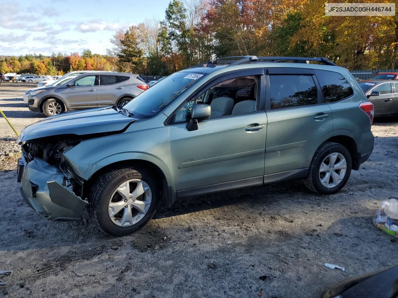 2016 Subaru Forester 2.5I Premium VIN: JF2SJADC0GH446744 Lot: 75773654