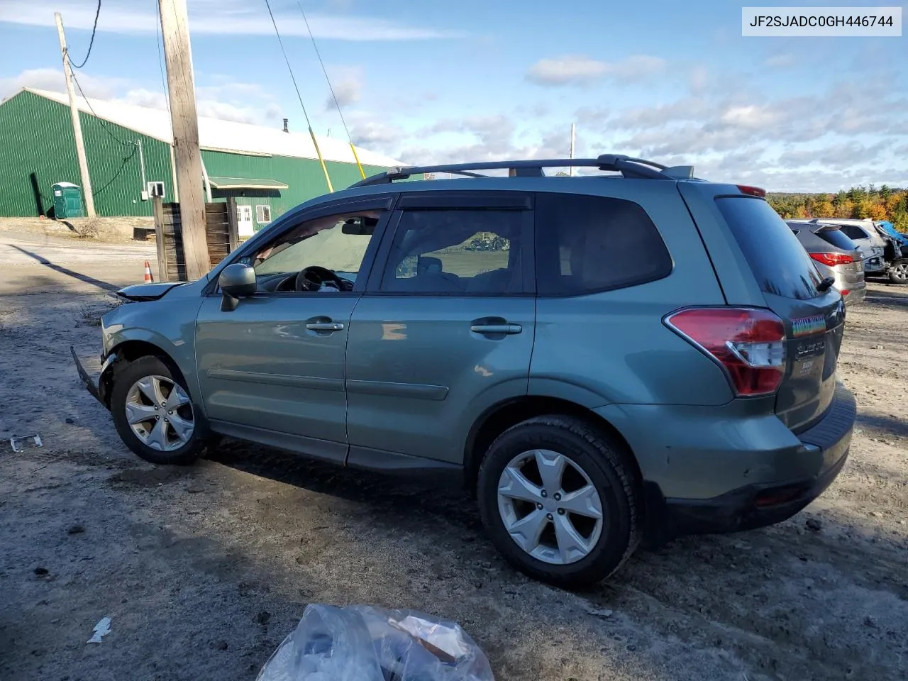 2016 Subaru Forester 2.5I Premium VIN: JF2SJADC0GH446744 Lot: 75773654