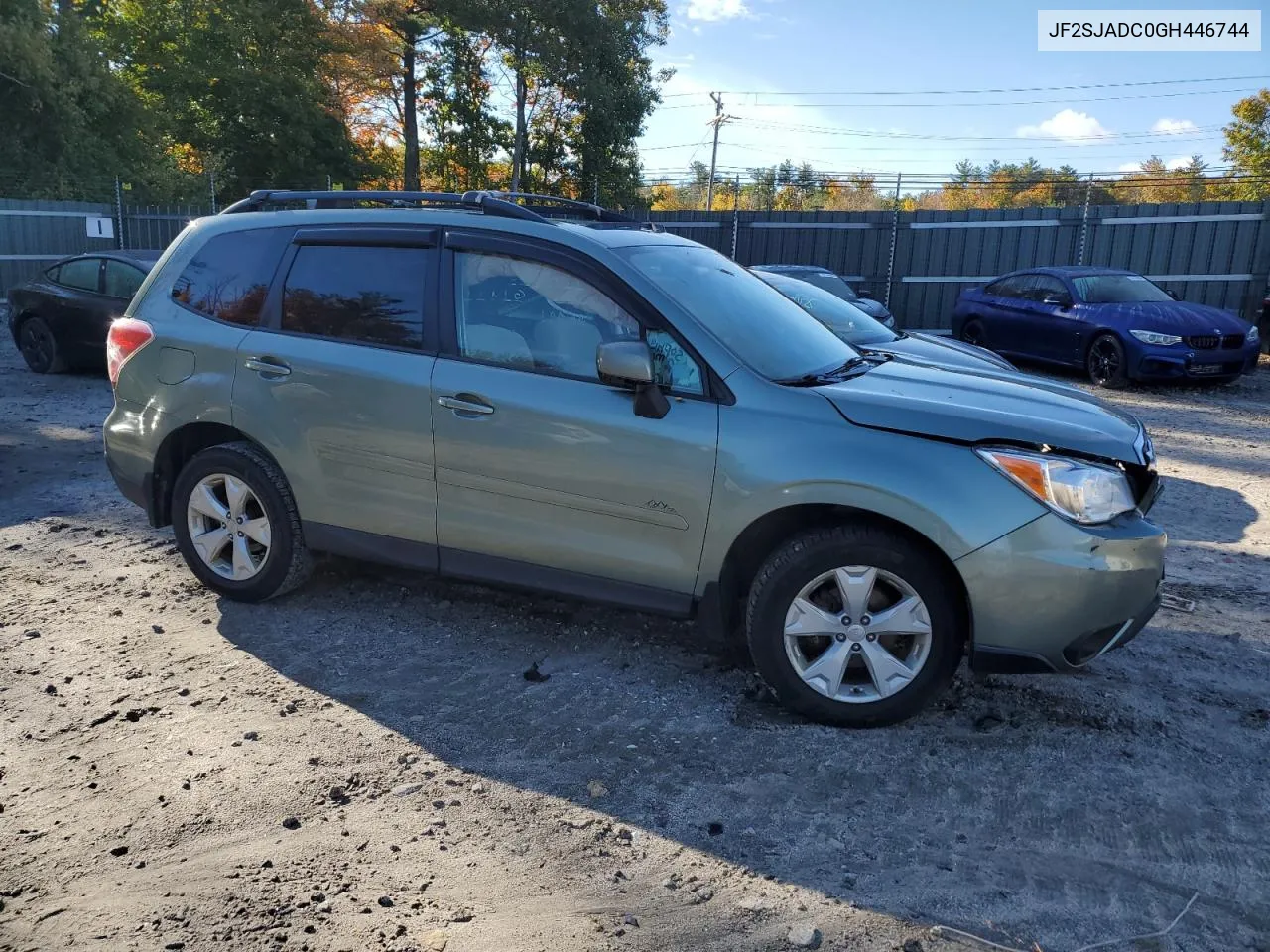 2016 Subaru Forester 2.5I Premium VIN: JF2SJADC0GH446744 Lot: 75773654