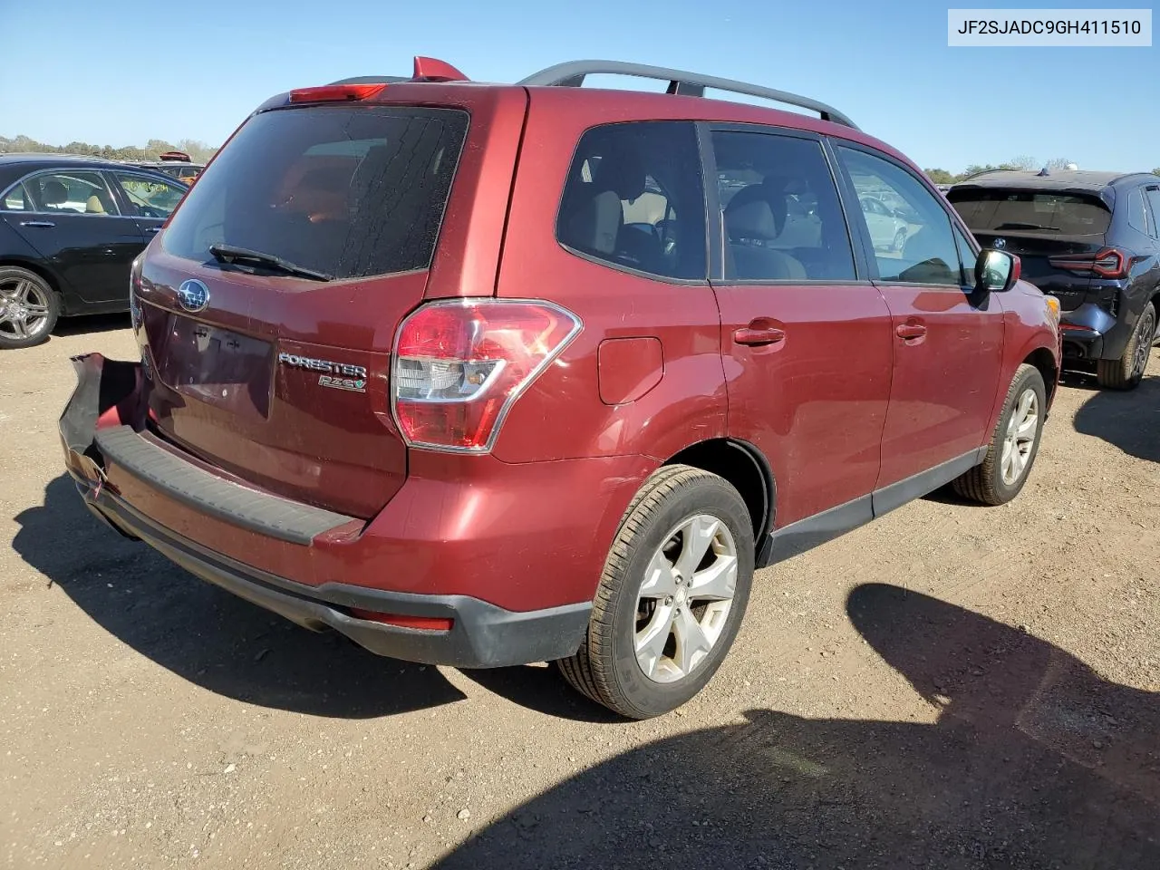 2016 Subaru Forester 2.5I Premium VIN: JF2SJADC9GH411510 Lot: 76077994