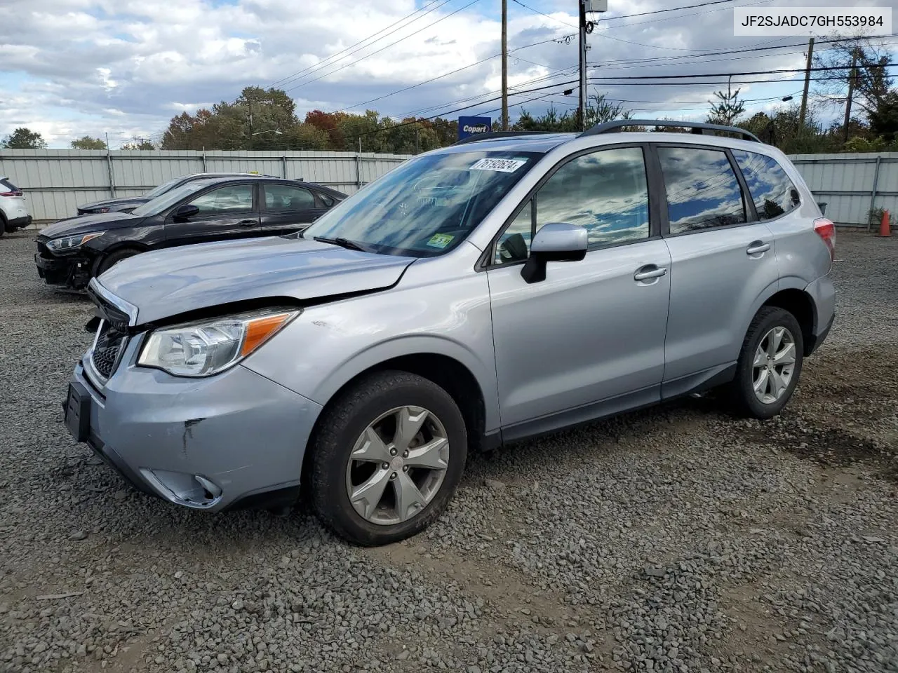 2016 Subaru Forester 2.5I Premium VIN: JF2SJADC7GH553984 Lot: 76192624