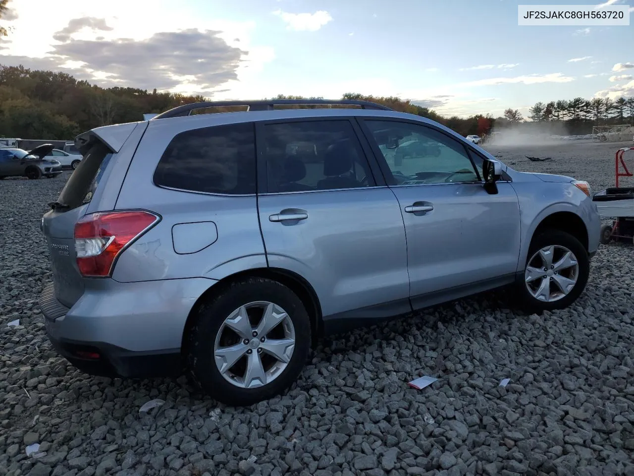 2016 Subaru Forester 2.5I Limited VIN: JF2SJAKC8GH563720 Lot: 76204884