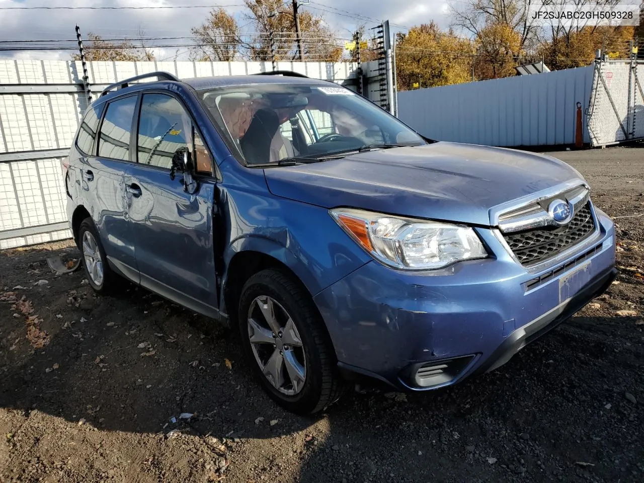 2016 Subaru Forester 2.5I VIN: JF2SJABC2GH509328 Lot: 76784424