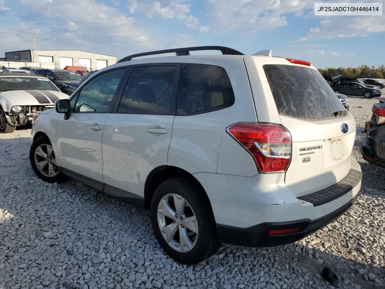 2016 Subaru Forester 2.5I Premium VIN: JF2SJADC1GH446414 Lot: 76897874