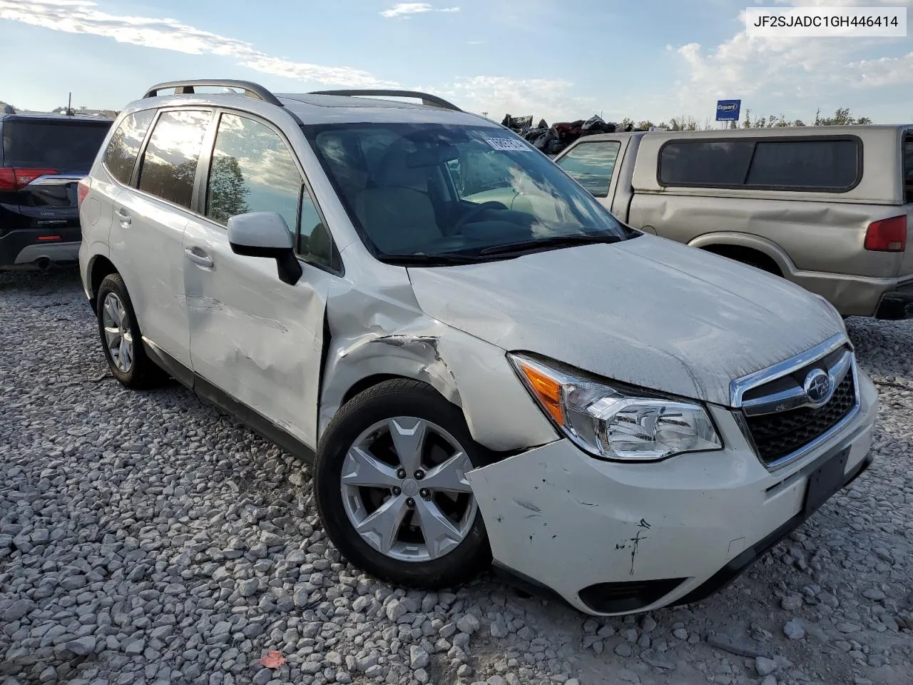 2016 Subaru Forester 2.5I Premium VIN: JF2SJADC1GH446414 Lot: 76897874