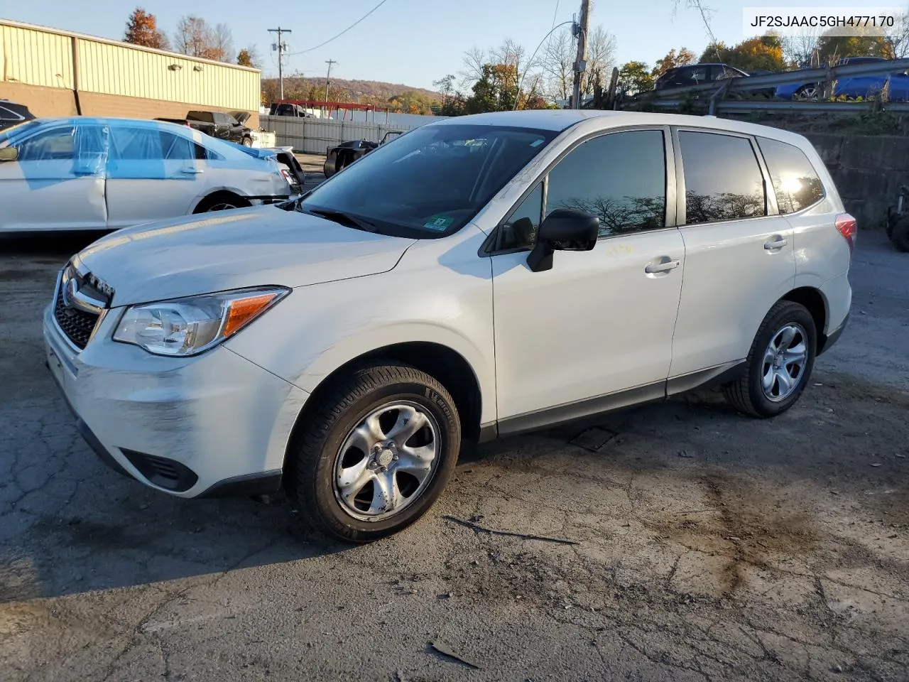 2016 Subaru Forester 2.5I VIN: JF2SJAAC5GH477170 Lot: 77338314