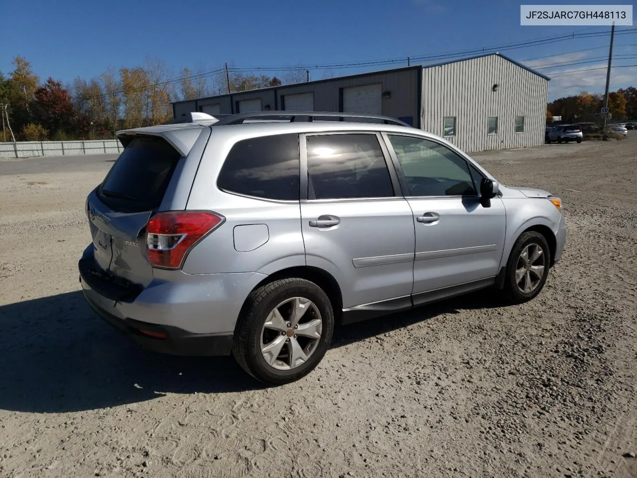 2016 Subaru Forester 2.5I Limited VIN: JF2SJARC7GH448113 Lot: 77520254