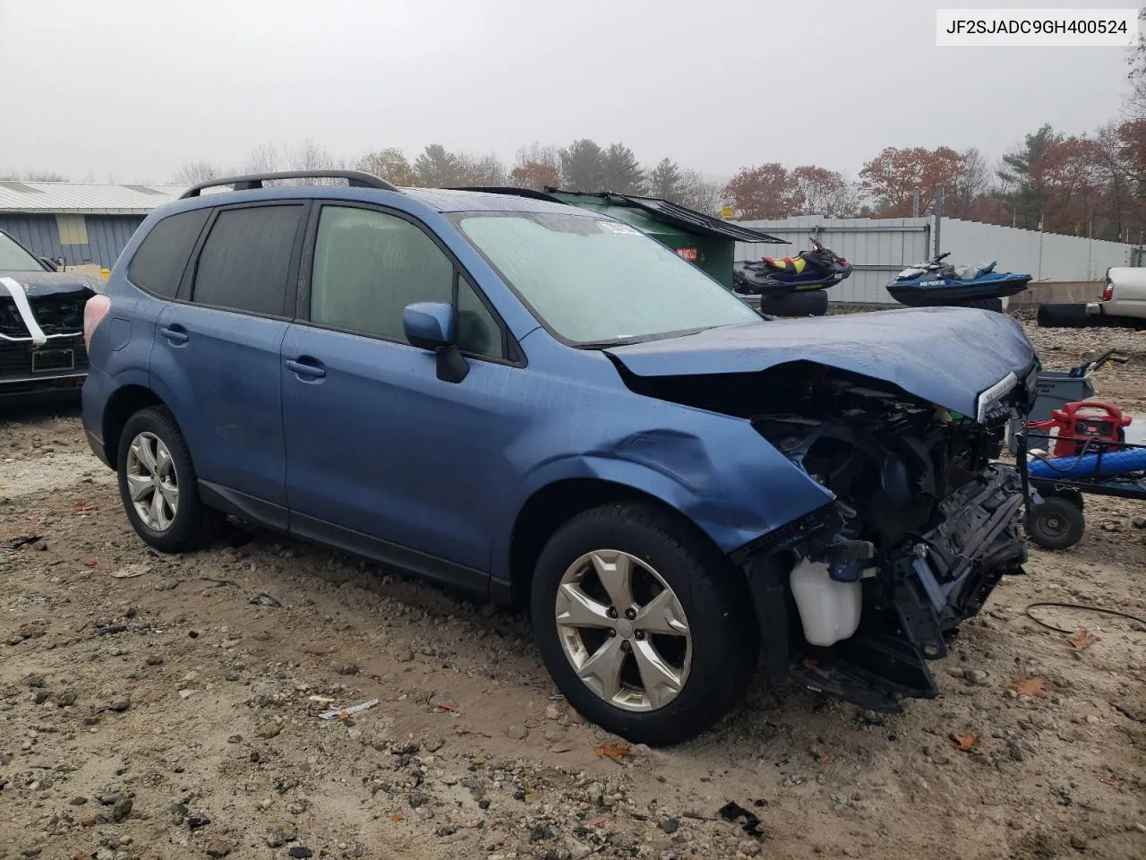 2016 Subaru Forester 2.5I Premium VIN: JF2SJADC9GH400524 Lot: 78311004