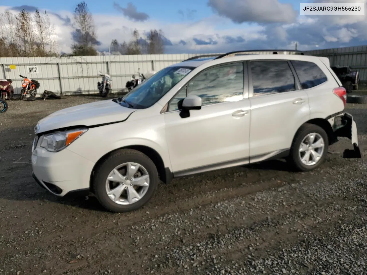 2016 Subaru Forester 2.5I Limited VIN: JF2SJARC9GH566230 Lot: 78517474