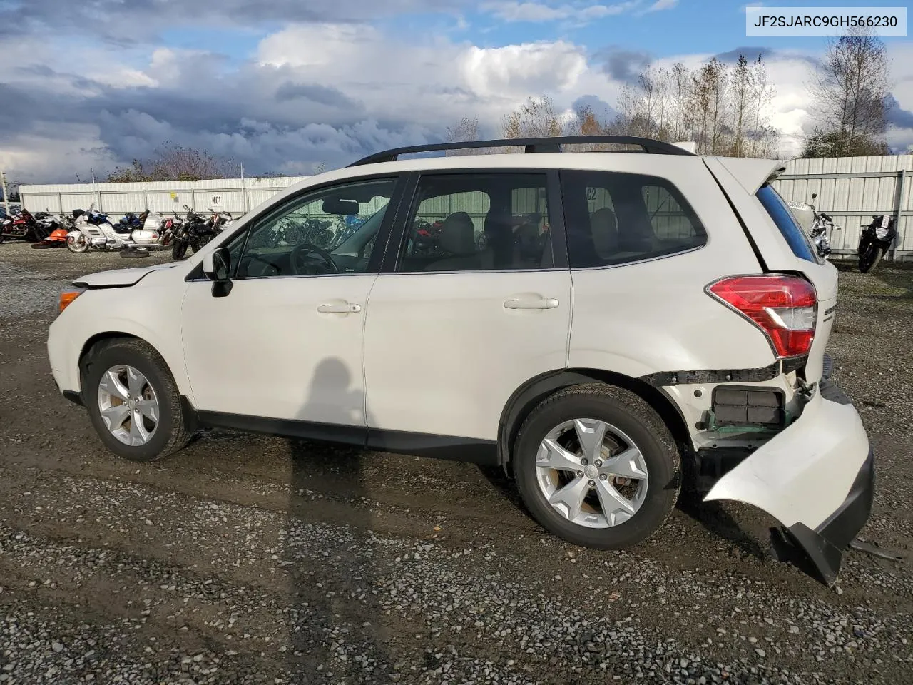 2016 Subaru Forester 2.5I Limited VIN: JF2SJARC9GH566230 Lot: 78517474