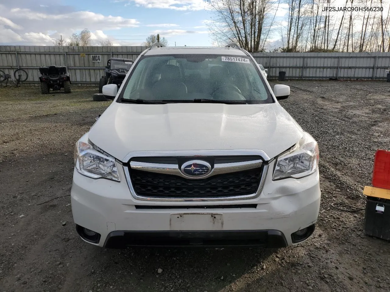 2016 Subaru Forester 2.5I Limited VIN: JF2SJARC9GH566230 Lot: 78517474