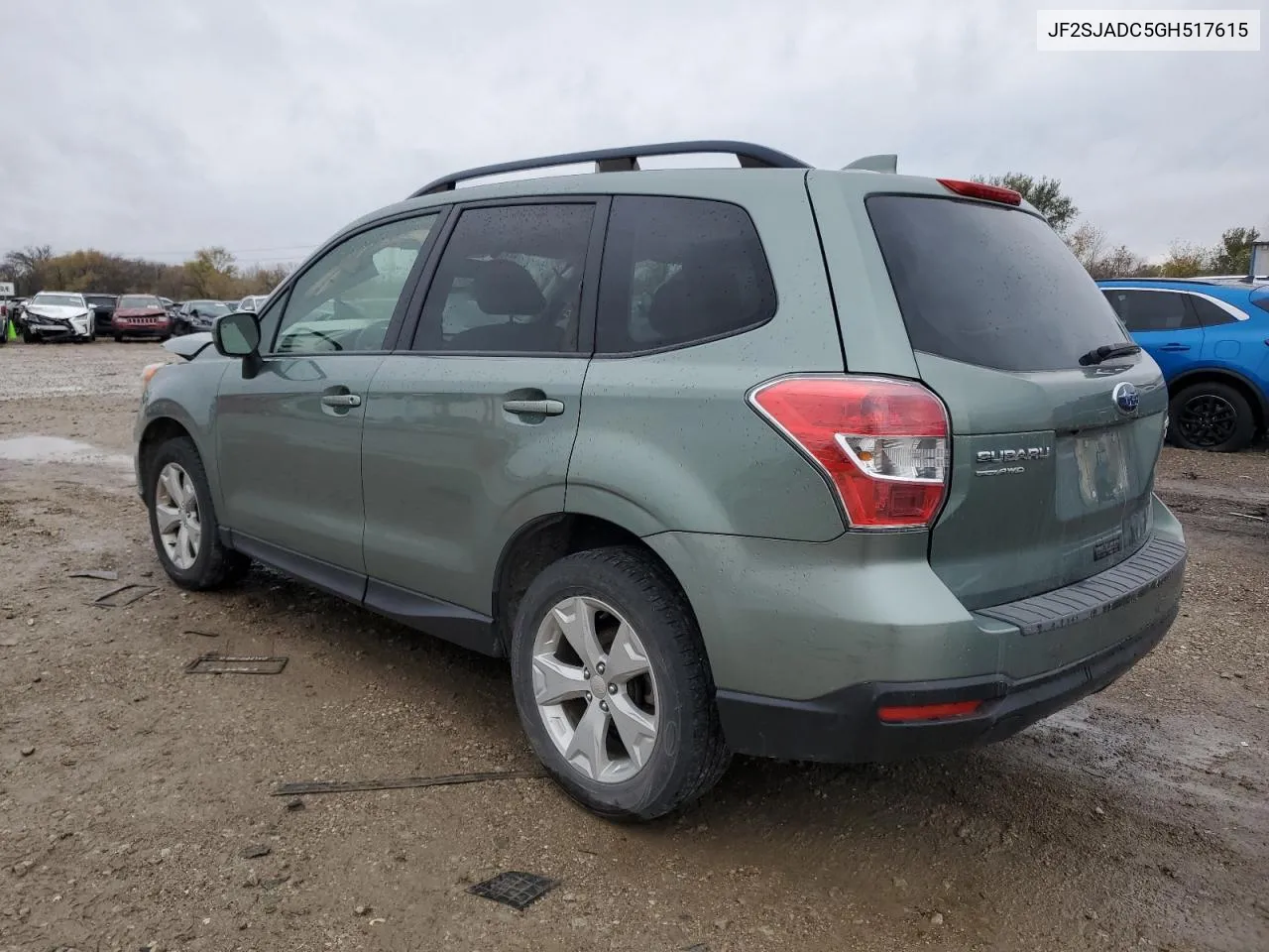 2016 Subaru Forester 2.5I Premium VIN: JF2SJADC5GH517615 Lot: 78751104