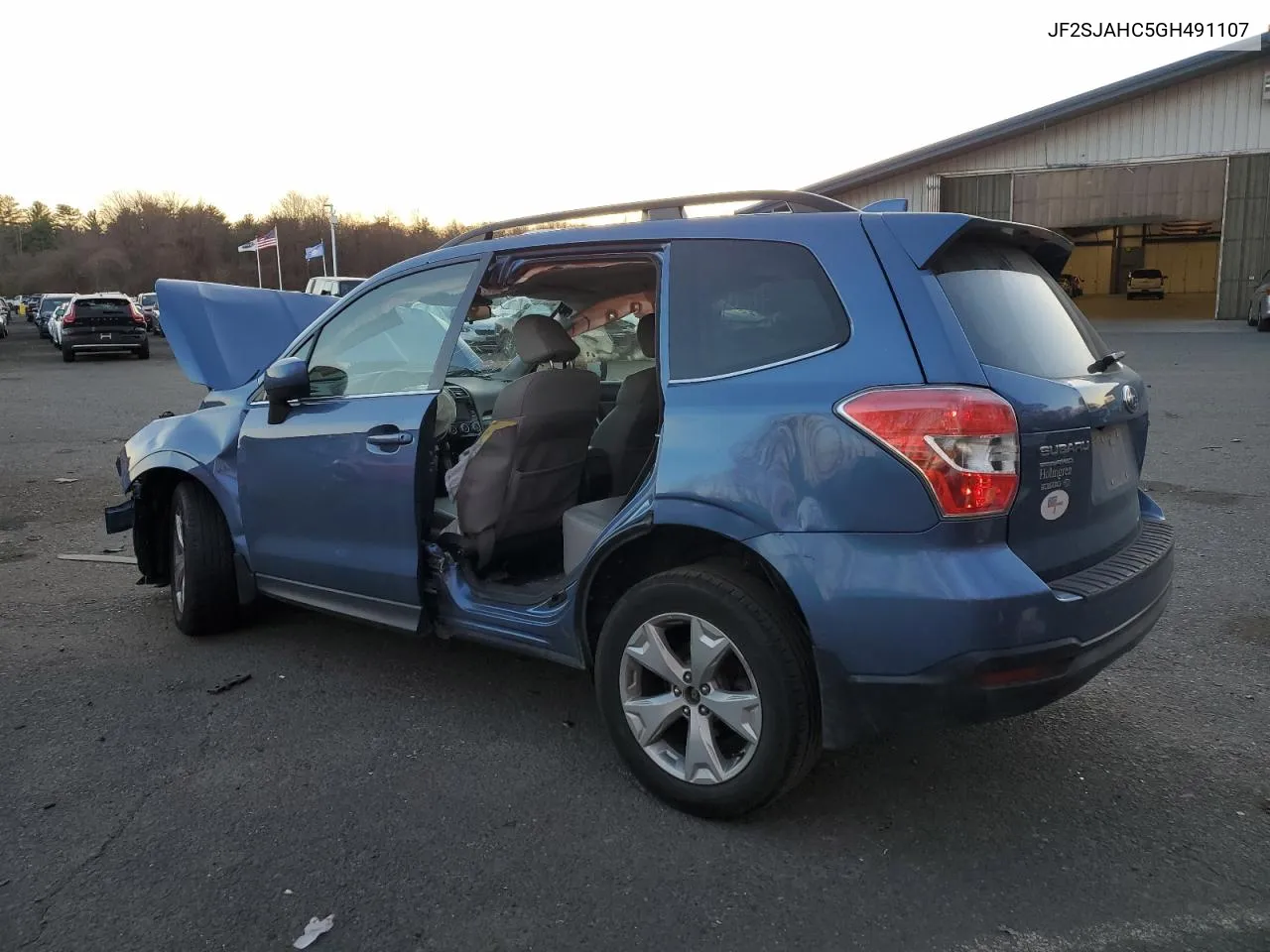 2016 Subaru Forester 2.5I Limited VIN: JF2SJAHC5GH491107 Lot: 79836254