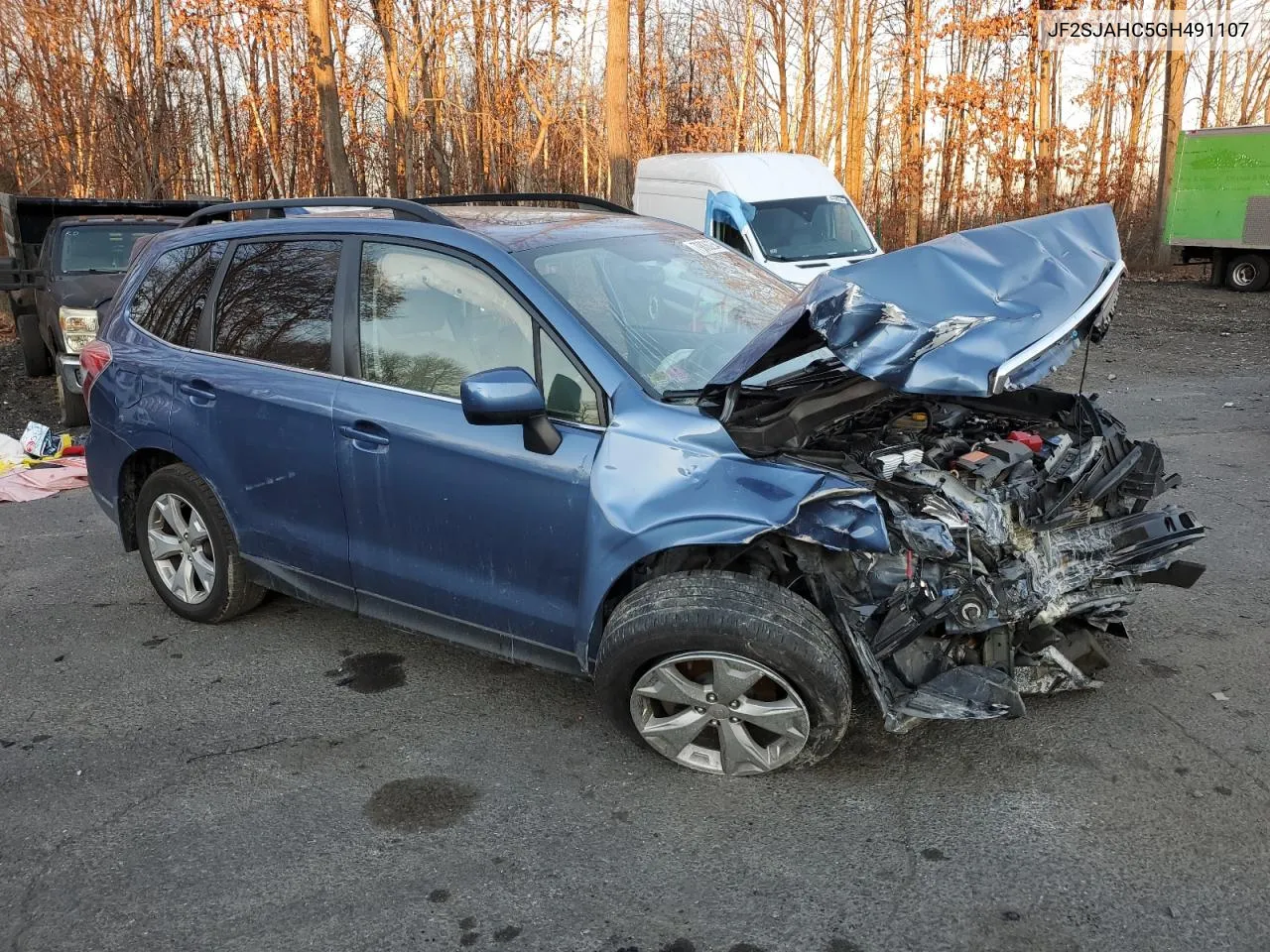 2016 Subaru Forester 2.5I Limited VIN: JF2SJAHC5GH491107 Lot: 79836254