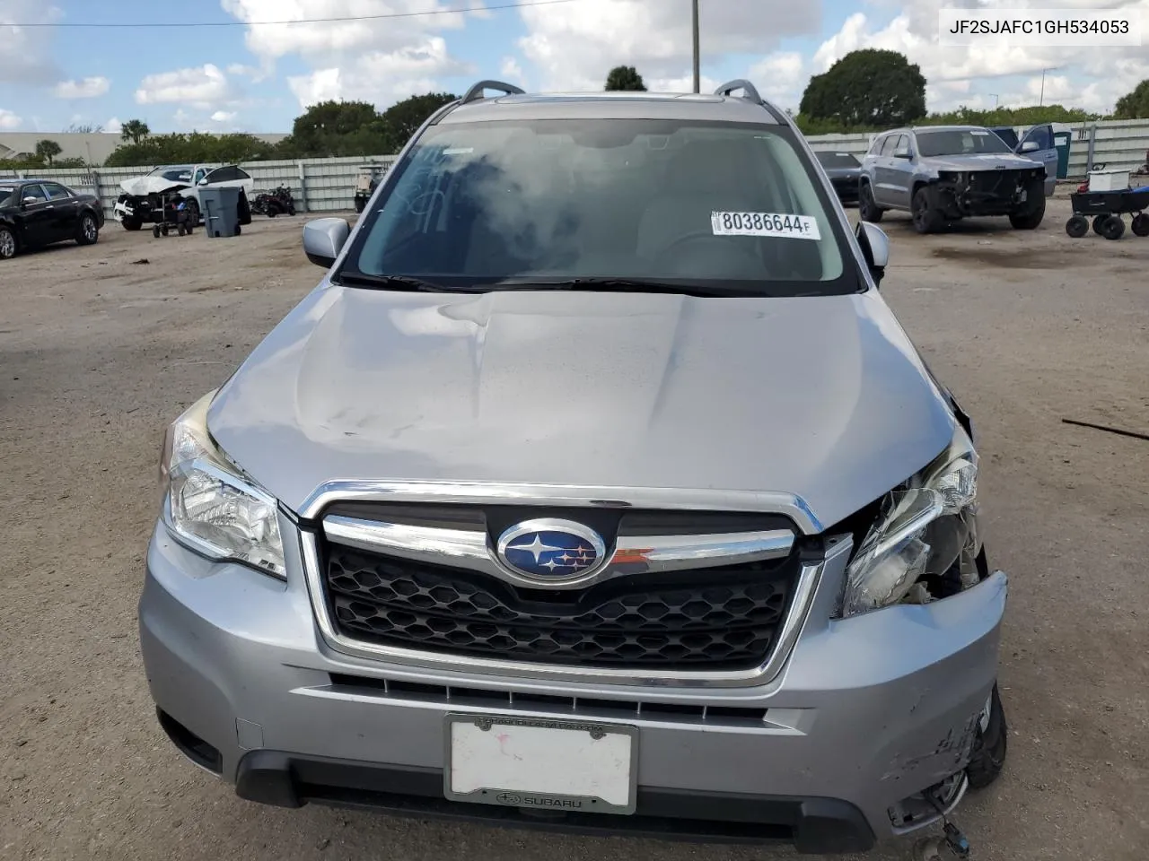 2016 Subaru Forester 2.5I Premium VIN: JF2SJAFC1GH534053 Lot: 80386644