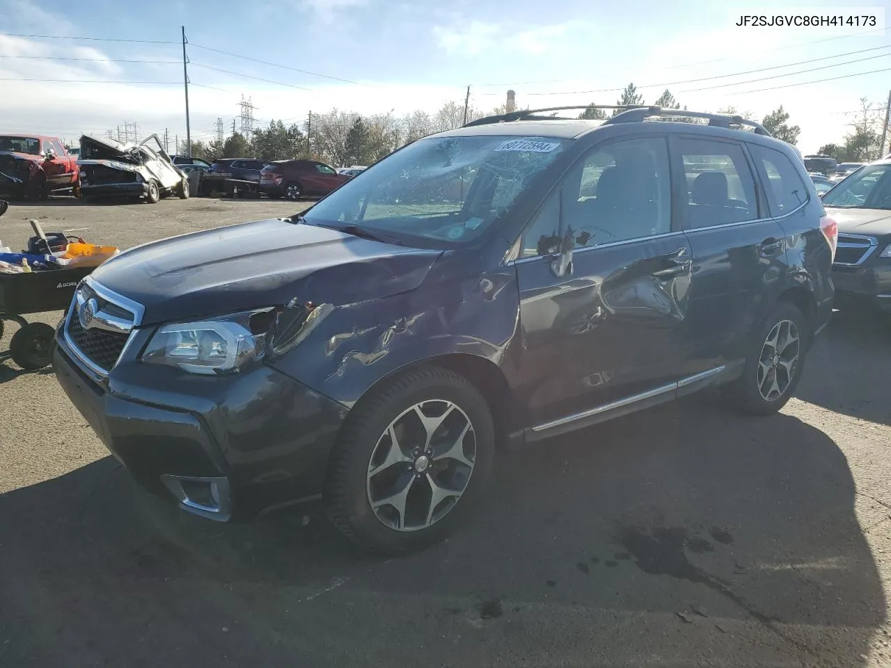 2016 Subaru Forester 2.0Xt Touring VIN: JF2SJGVC8GH414173 Lot: 80712594