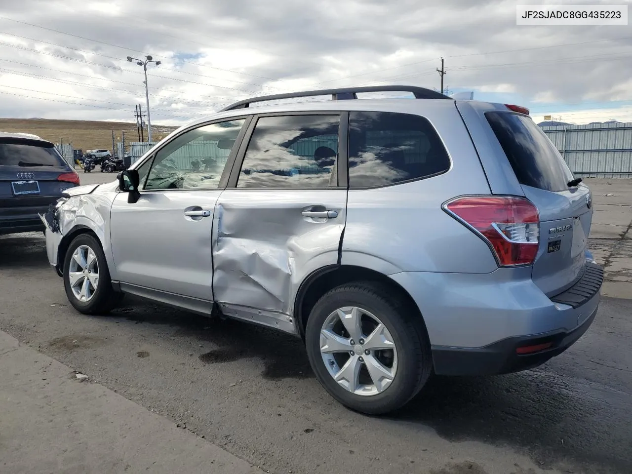 2016 Subaru Forester 2.5I Premium VIN: JF2SJADC8GG435223 Lot: 80784714