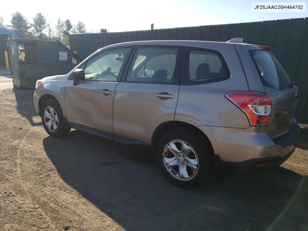 2016 Subaru Forester 2.5I VIN: JF2SJAAC2GH464702 Lot: 81711614