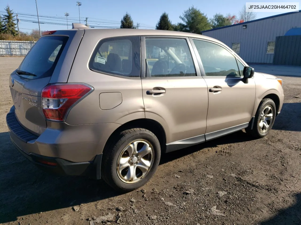 2016 Subaru Forester 2.5I VIN: JF2SJAAC2GH464702 Lot: 81711614