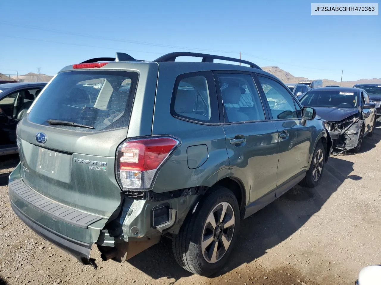 2017 Subaru Forester 2.5I VIN: JF2SJABC3HH470363 Lot: 52240814