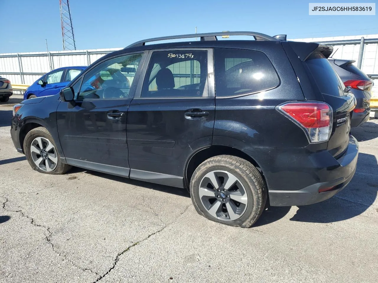 2017 Subaru Forester 2.5I Premium VIN: JF2SJAGC6HH583619 Lot: 53093874