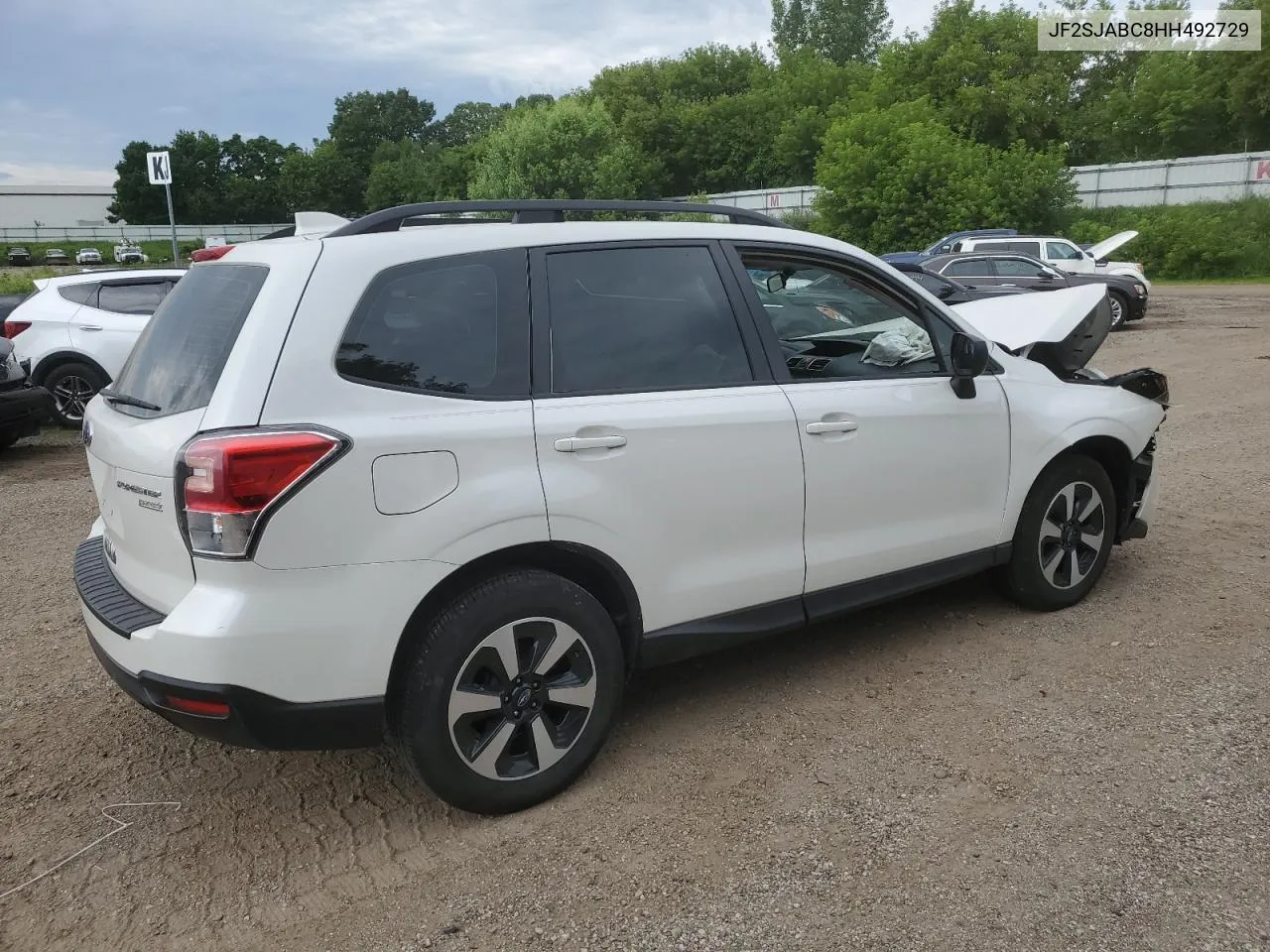 2017 Subaru Forester 2.5I VIN: JF2SJABC8HH492729 Lot: 61709384