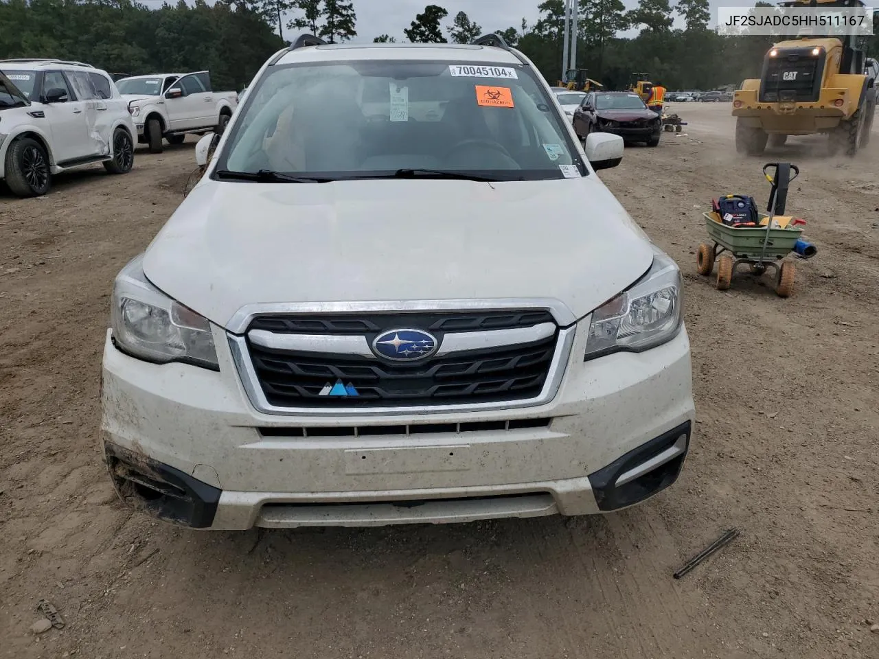 JF2SJADC5HH511167 2017 Subaru Forester 2.5I Premium