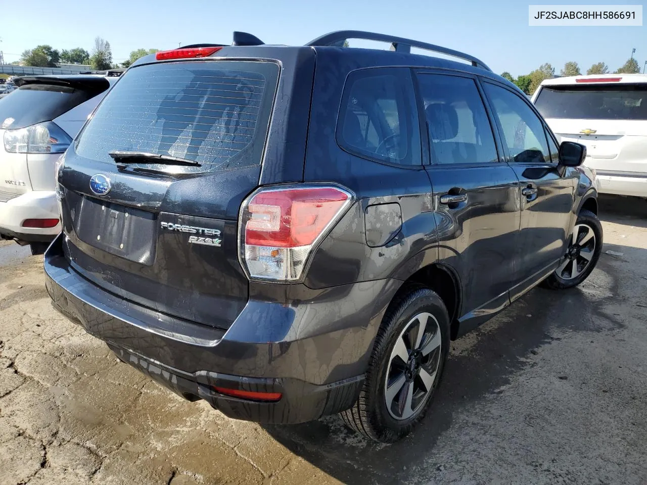 2017 Subaru Forester 2.5I VIN: JF2SJABC8HH586691 Lot: 70075004