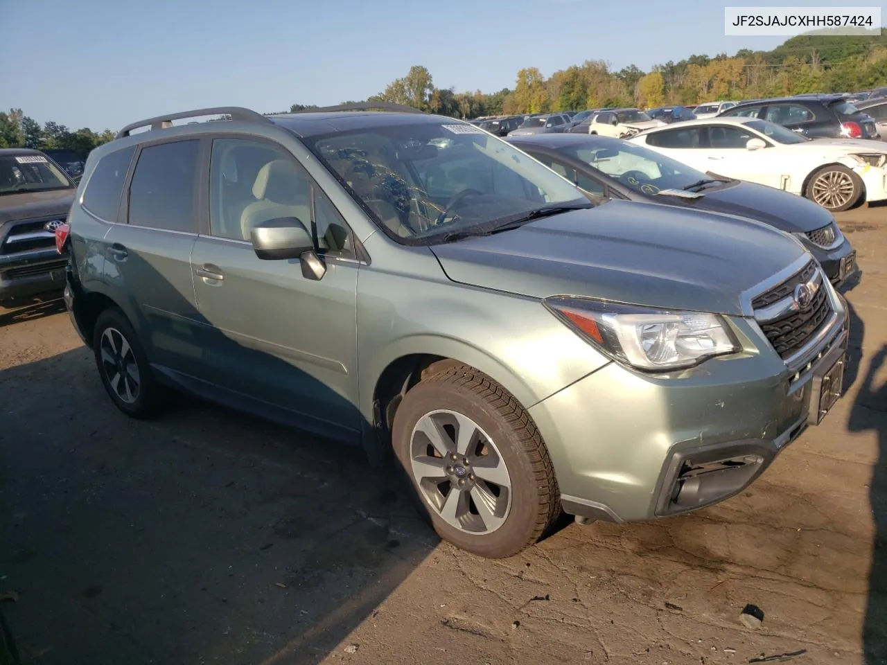 2017 Subaru Forester 2.5I Limited VIN: JF2SJAJCXHH587424 Lot: 70982674