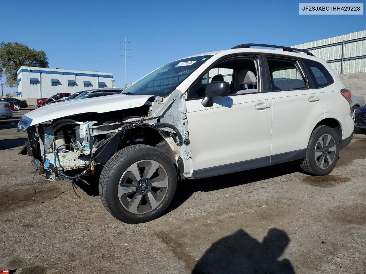 2017 Subaru Forester 2.5I VIN: JF2SJABC1HH429228 Lot: 71271584