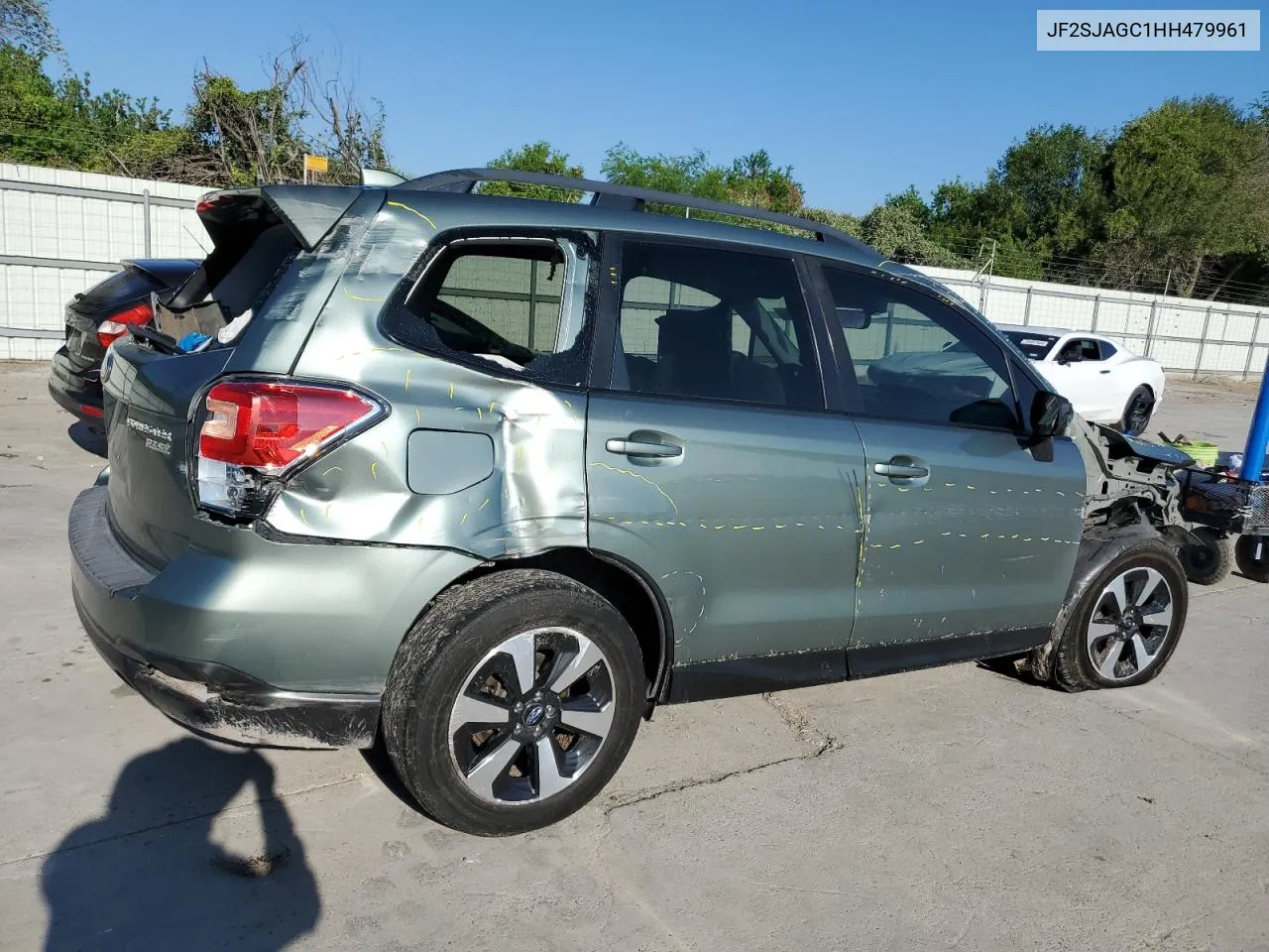 2017 Subaru Forester 2.5I Premium VIN: JF2SJAGC1HH479961 Lot: 71364704