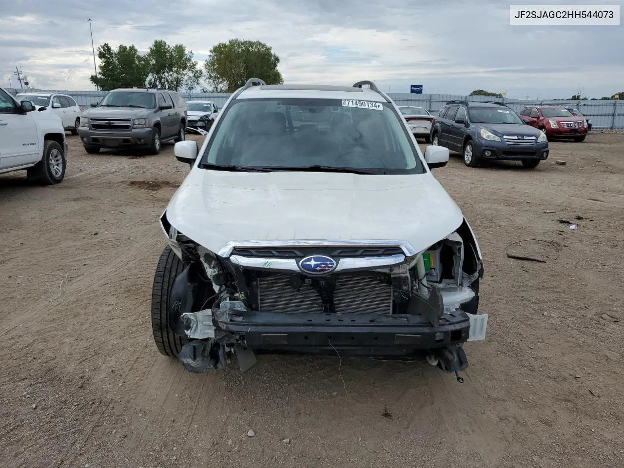 2017 Subaru Forester 2.5I Premium VIN: JF2SJAGC2HH544073 Lot: 71490134