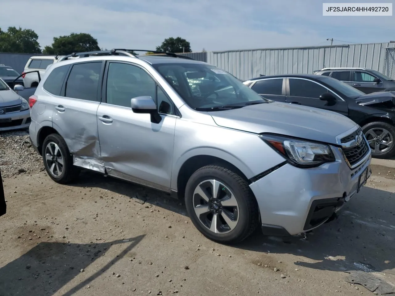 2017 Subaru Forester 2.5I Limited VIN: JF2SJARC4HH492720 Lot: 71530914