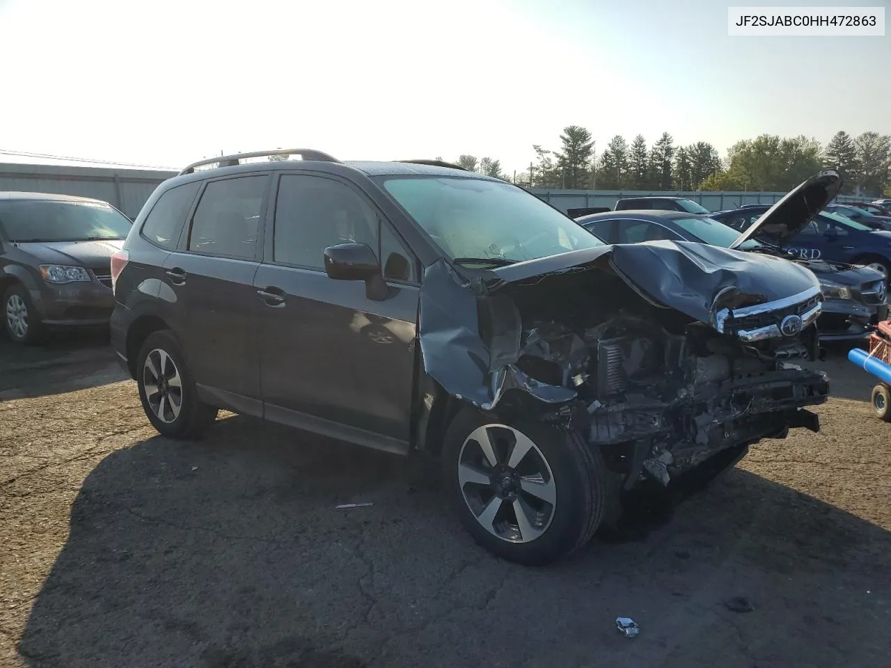 2017 Subaru Forester 2.5I VIN: JF2SJABC0HH472863 Lot: 72068714