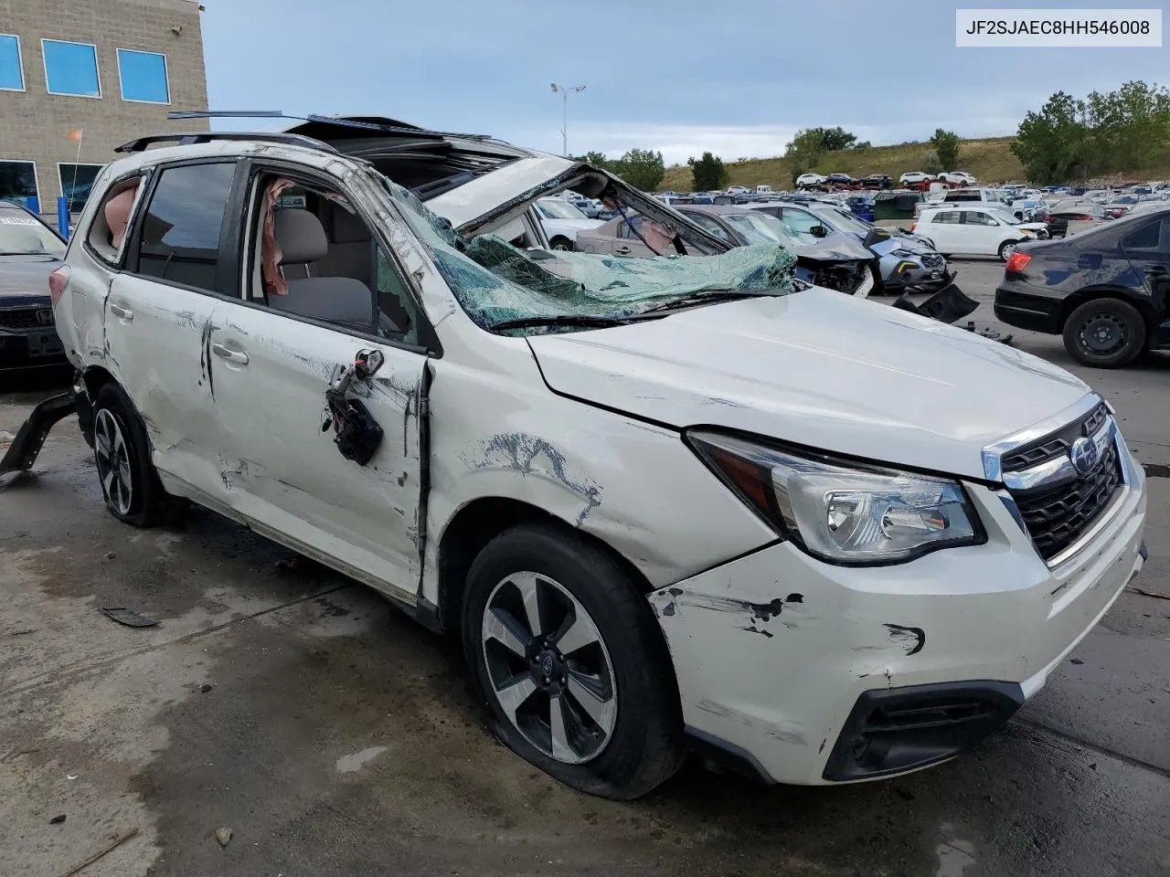 2017 Subaru Forester 2.5I Premium VIN: JF2SJAEC8HH546008 Lot: 72070894