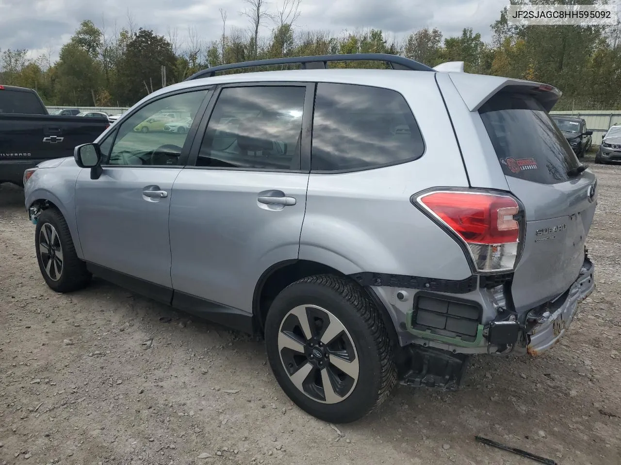 2017 Subaru Forester 2.5I Premium VIN: JF2SJAGC8HH595092 Lot: 72396804