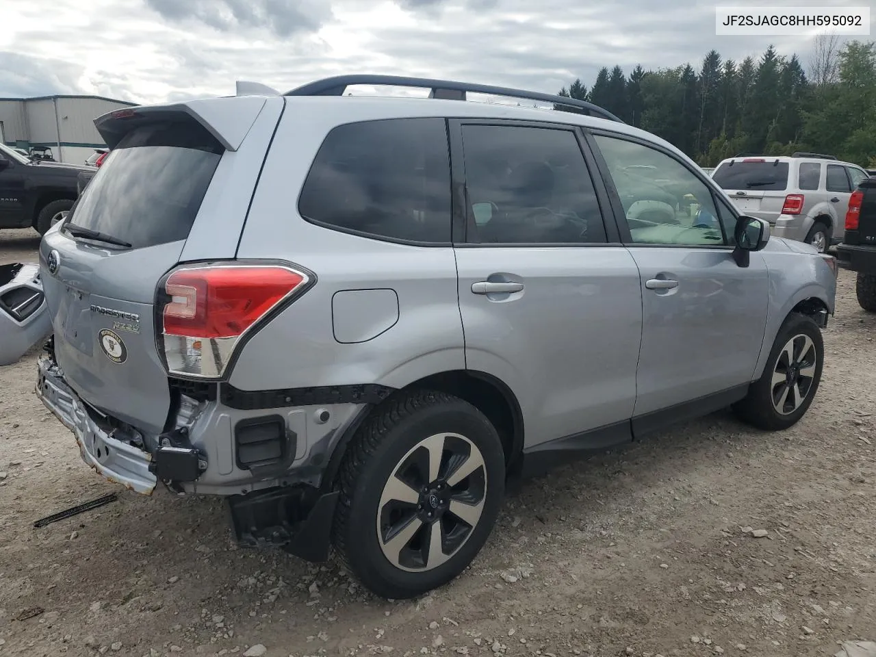 2017 Subaru Forester 2.5I Premium VIN: JF2SJAGC8HH595092 Lot: 72396804