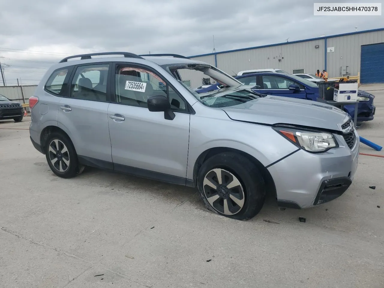 2017 Subaru Forester 2.5I VIN: JF2SJABC5HH470378 Lot: 72535664