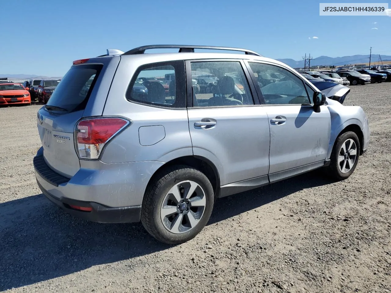 2017 Subaru Forester 2.5I VIN: JF2SJABC1HH436339 Lot: 72697234