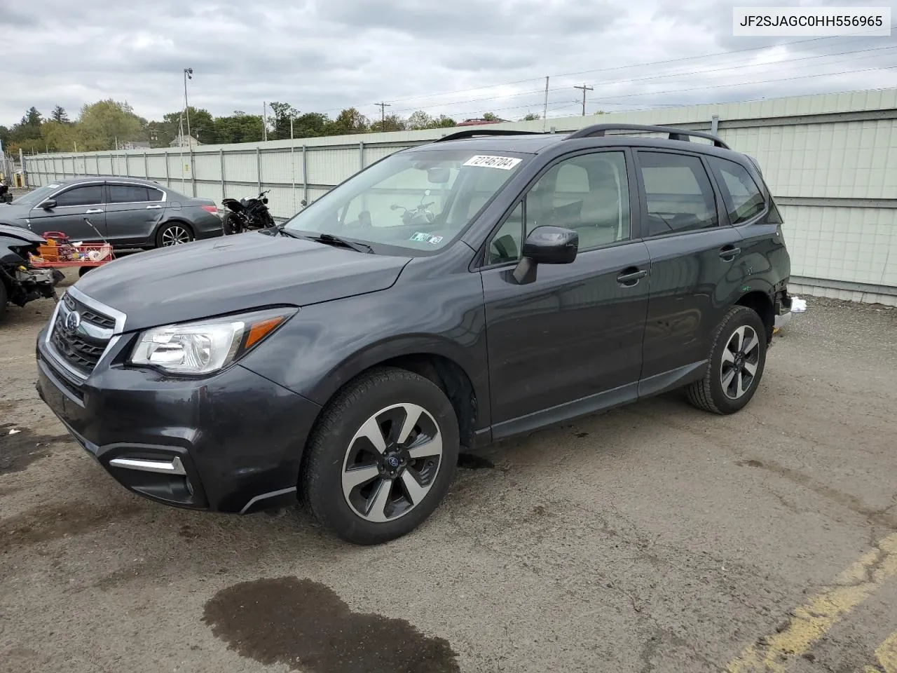 2017 Subaru Forester 2.5I Premium VIN: JF2SJAGC0HH556965 Lot: 72746704